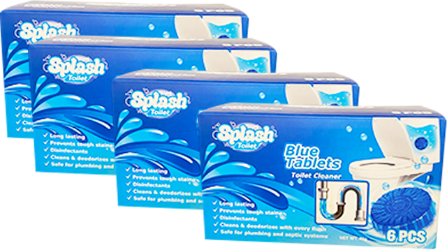 4x Splash Toilet Tablets (UK)