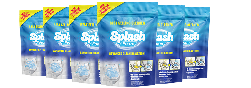 6 Bags of Splash Foam Cleaner