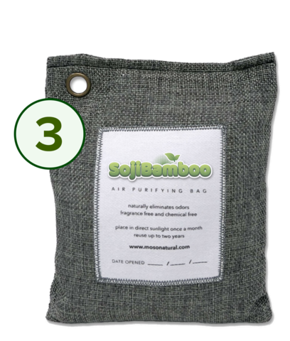 Soji Bamboo - Charcoal Purifying Bags Buy 2 get 1 FREE